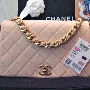 🔥🔥CHANEL CAVIAR MEDIUM NUDE FASHION THERAPY 🔥🔥